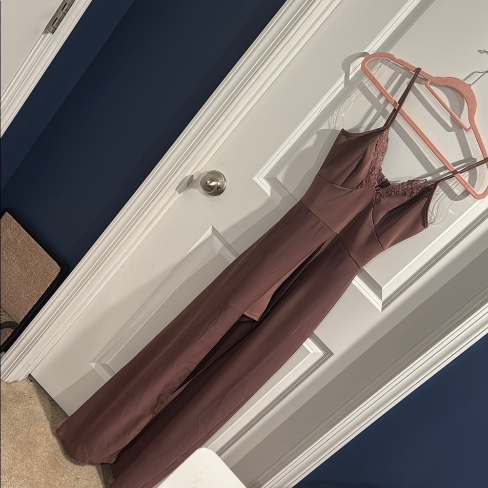 Charlotte Russe Brown Jumpsuit